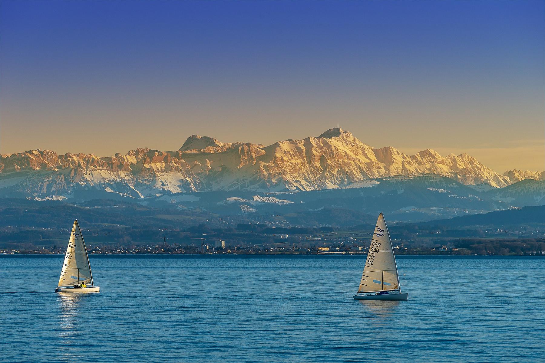 Bodensee. Urlaub in Bergen